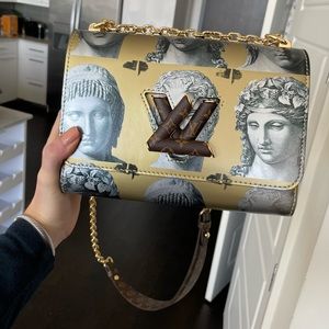 Louis Vuitton Twist MM Fornasetti shoulder bag